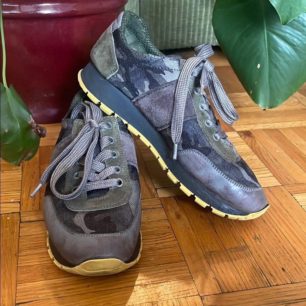 Prada Camo Print Sneakers
